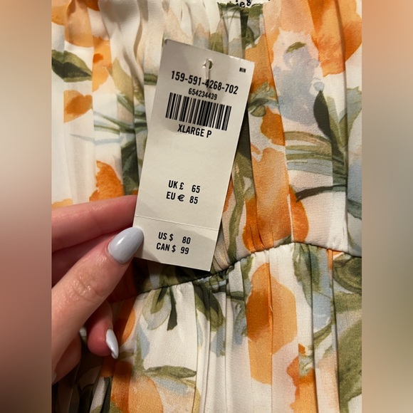 Ruched Ruffle Puff Sleeve Mini Dress - Picture 5 of 5